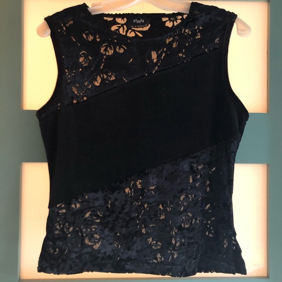 Two piece crushed velvet dress -FWH - Picture 2 of 11